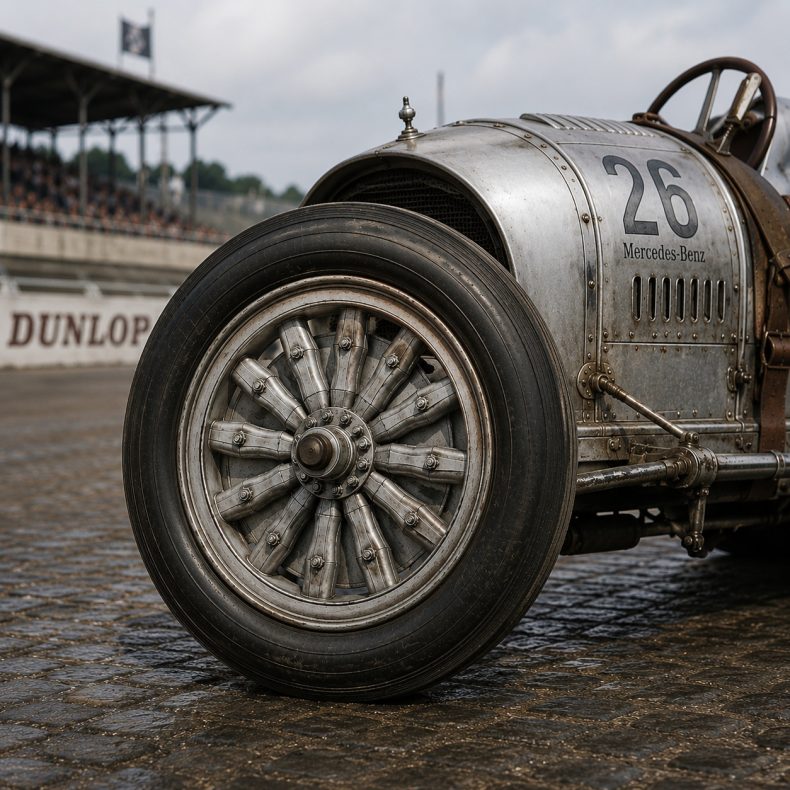 Felgeneinsatz 1045 (Vorder + Hinterachse) - für SlotCars Mercedes Benz GP 1908