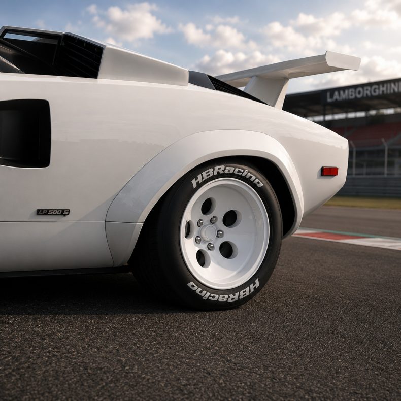 Felgeneinsatz 1067 (Vorder + Hinterachse) - für SlotCars Lamborghini Countach
