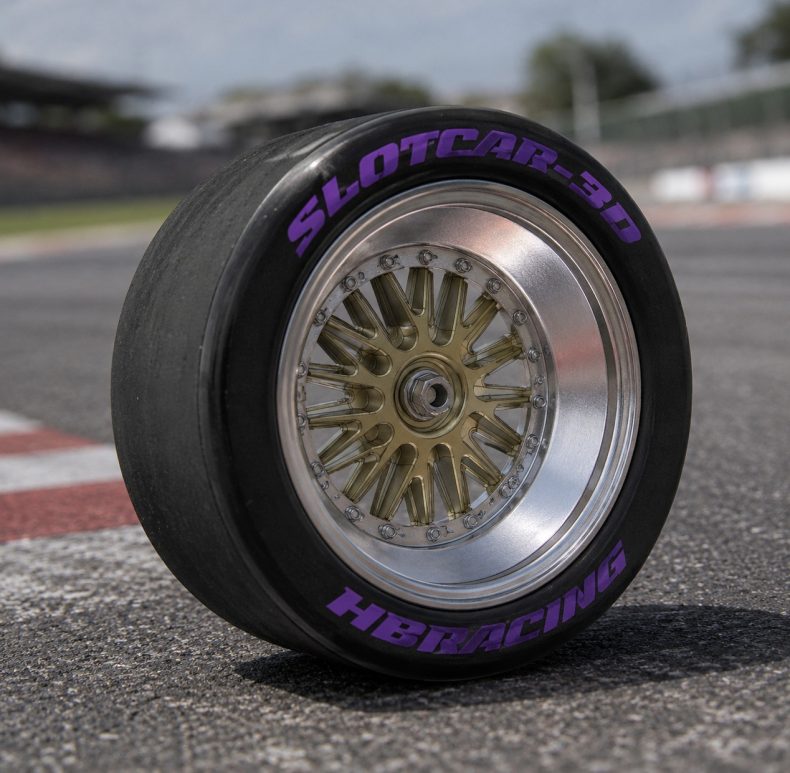 Felgeneinsatz 1079 (Vorder + Hinterachse) - für SlotCars Jaguar XJR9