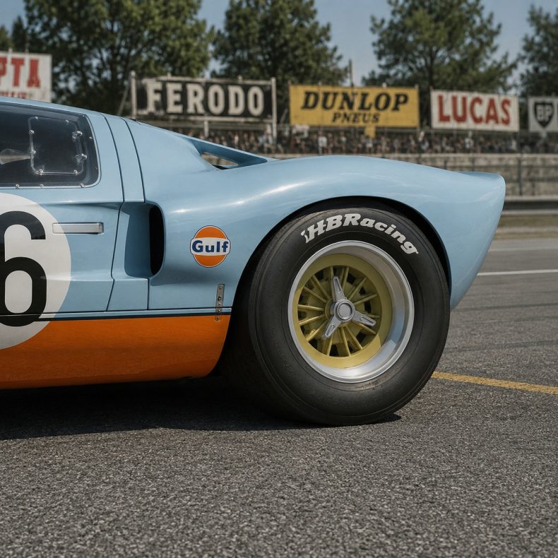 Felgeneinsatz 1108 - für SlotCars Ford GT40 "1966"