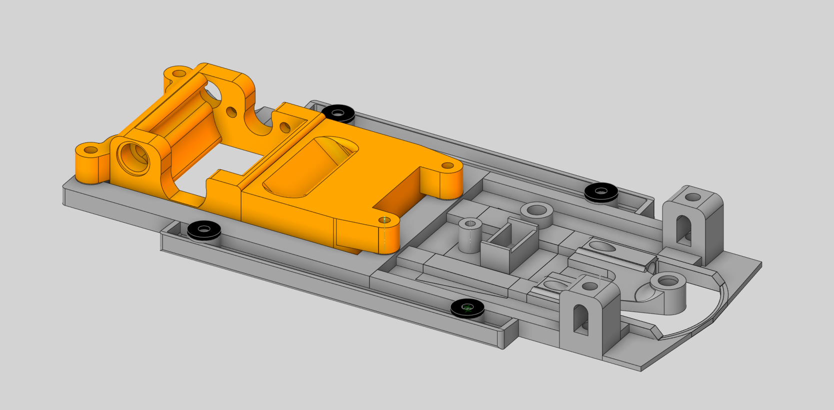 3D-Chassis Nr.0323 Für Slotcar BRM 1:24 - BMW 2002