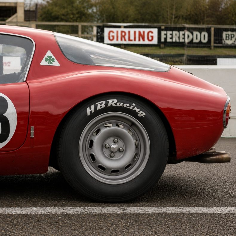 Felgeneinsatz 1176 - für SlotCars Alfa TZ1